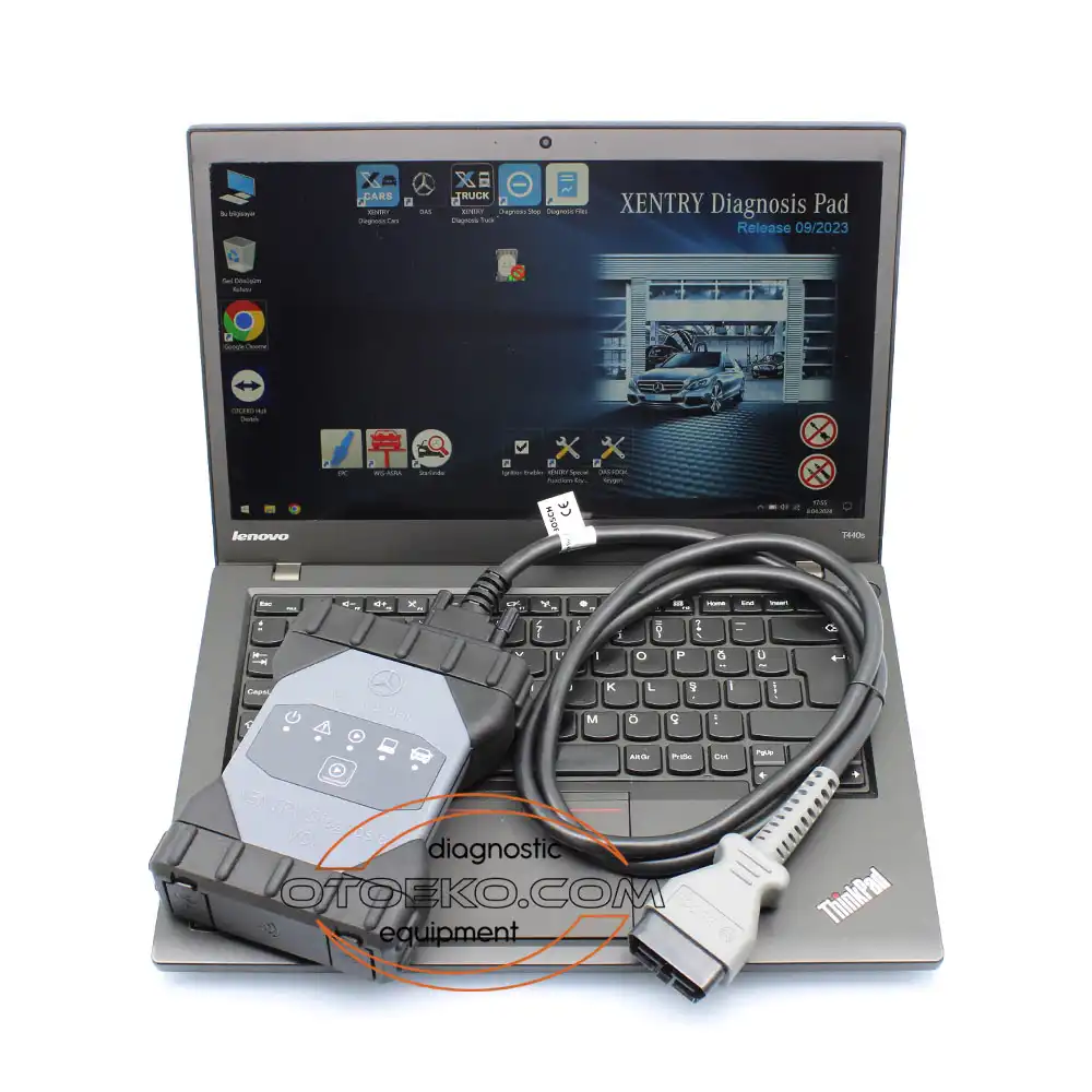 Mercedes C6 Arıza Tespit Cihazı Orjinal + Laptop
